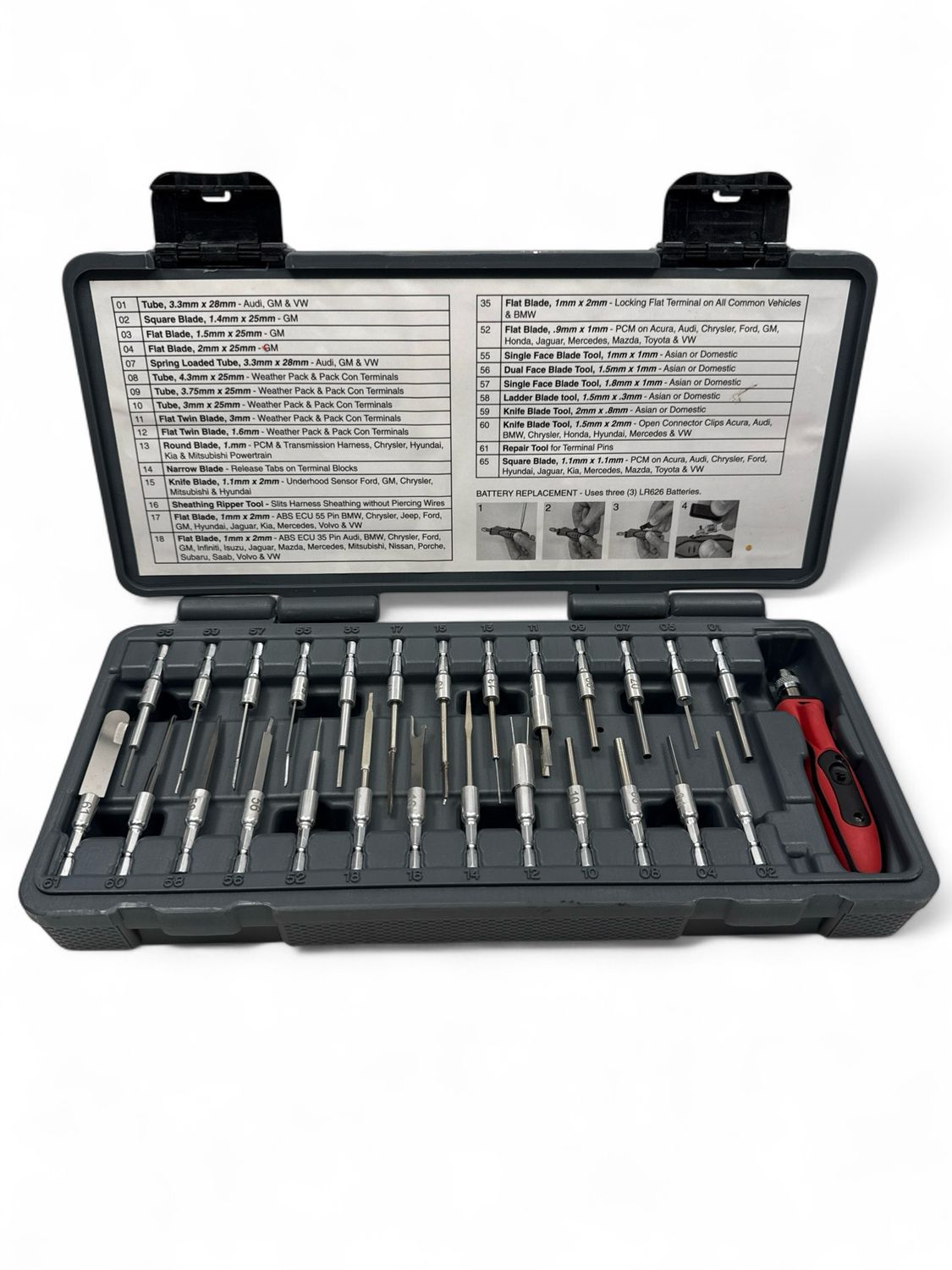 Lisle 27pc Quick Change Terminal Tool Set, 71750