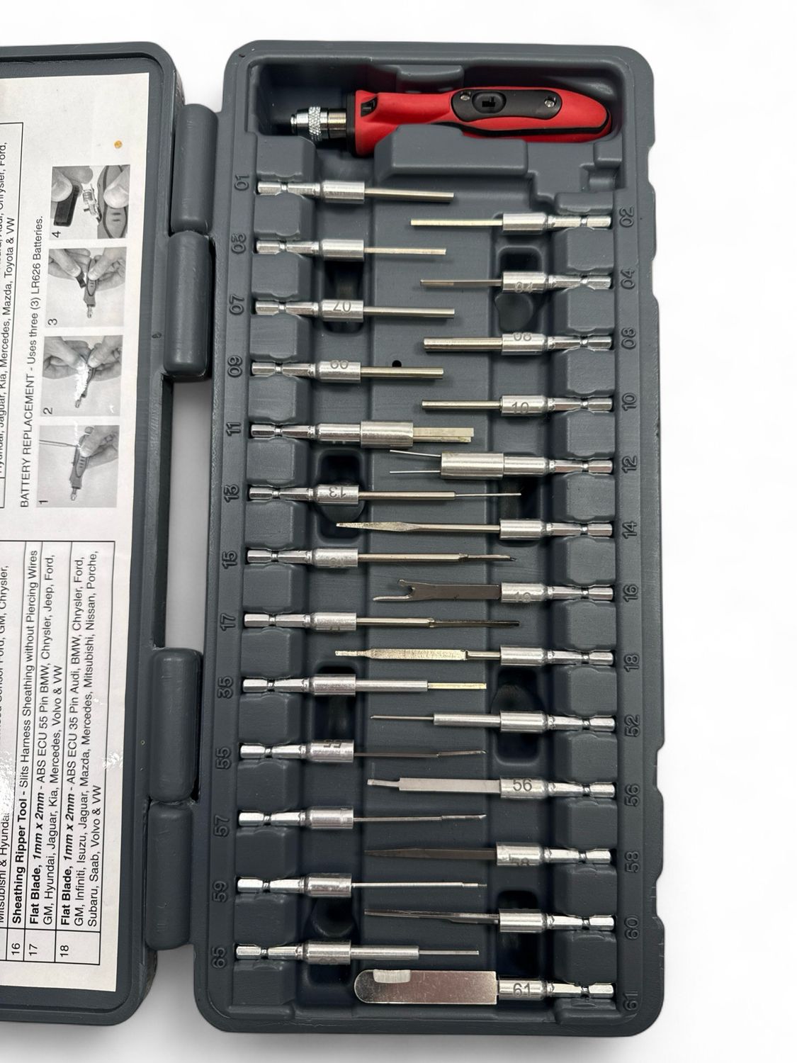 Lisle 27pc Quick Change Terminal Tool Set, 71750
