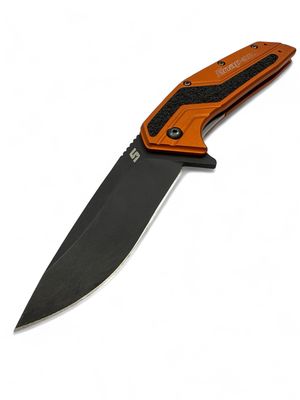 Snap On X Kershaw 4-1/2” Liner Lock Spring Action Pocket Knife, SO88OR