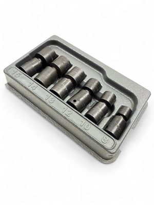 Snap On 6pc 1/4” Drive 6pt Metric Flank Drive Shallow Swivel Impact Socket