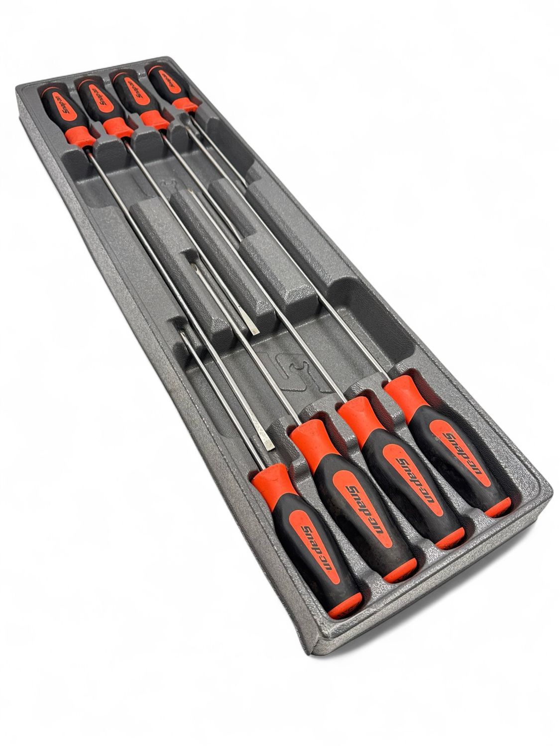 NEW Snap On 8 Piece Instinct Soft Grip Cabinet Type Screwdriver Set ...