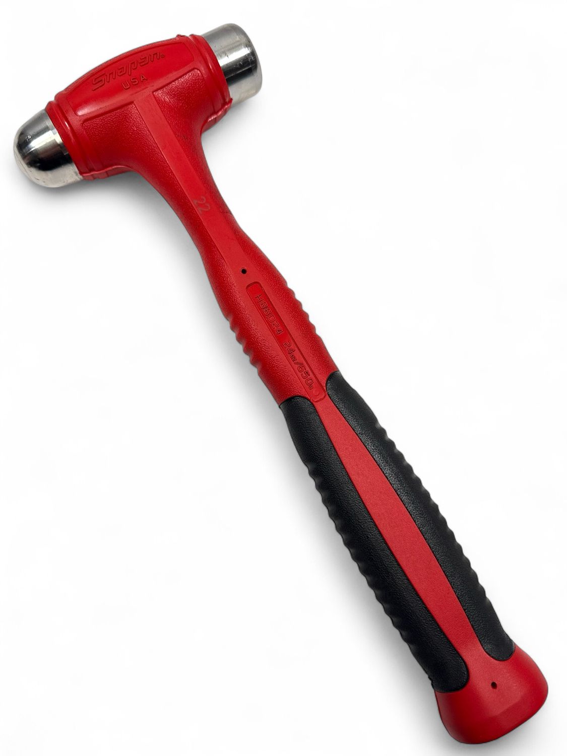 24 Oz. Dead Blow Hammer – 5-Pack, Textured Grip, Hi-Viz Orange, 12-3/4” Length, Urethane & Steel Shank