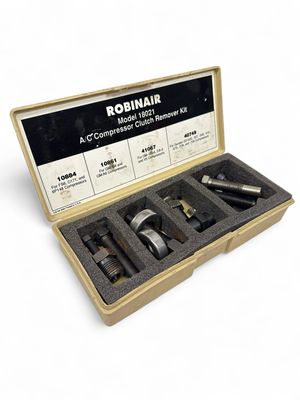 Robinair A/C Compressor Clutch Remover/Installer Kit, 18021