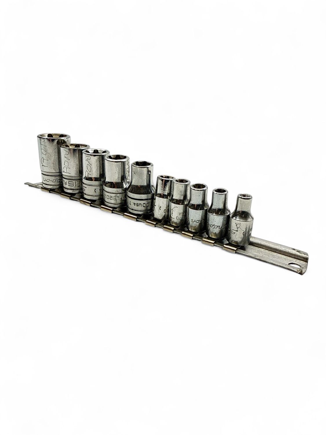 Snap On 9pc Combination Drive E-TORX Shallow Socket Set (E4-E18), 210AFLEY