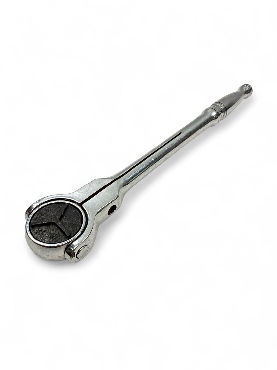 Snap On 3/8” Drive Swivel Round Head Ratchet, F748