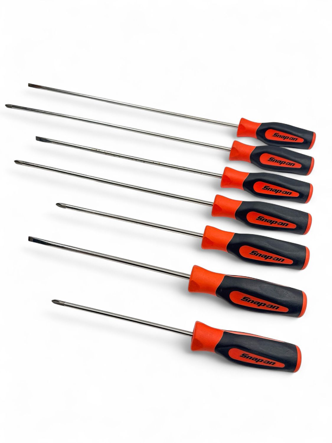 NEW Snap On 8 Piece Instinct Soft Grip Cabinet Type Screwdriver Set ...