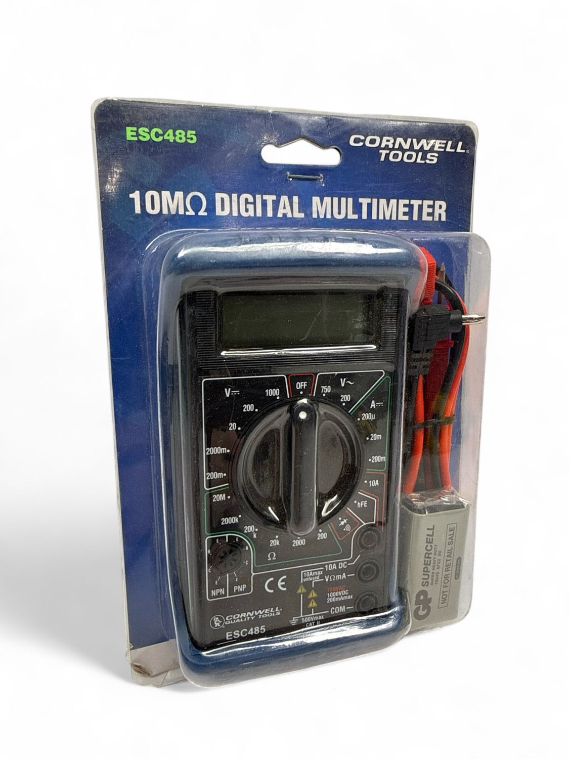 Cornwell 10MΩ Digital Multimeter, ESC485