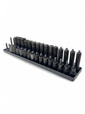 Snap On 30pc 1/2” Drive 6pt Metric Deep & Shallow Socket Set (10mm - 24mm), 315SIMMYA 315IMMYA