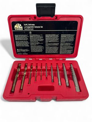 MAC Tools 10pc Left Hand Cobalt Drill & Extractor Set, SPEX10LDS