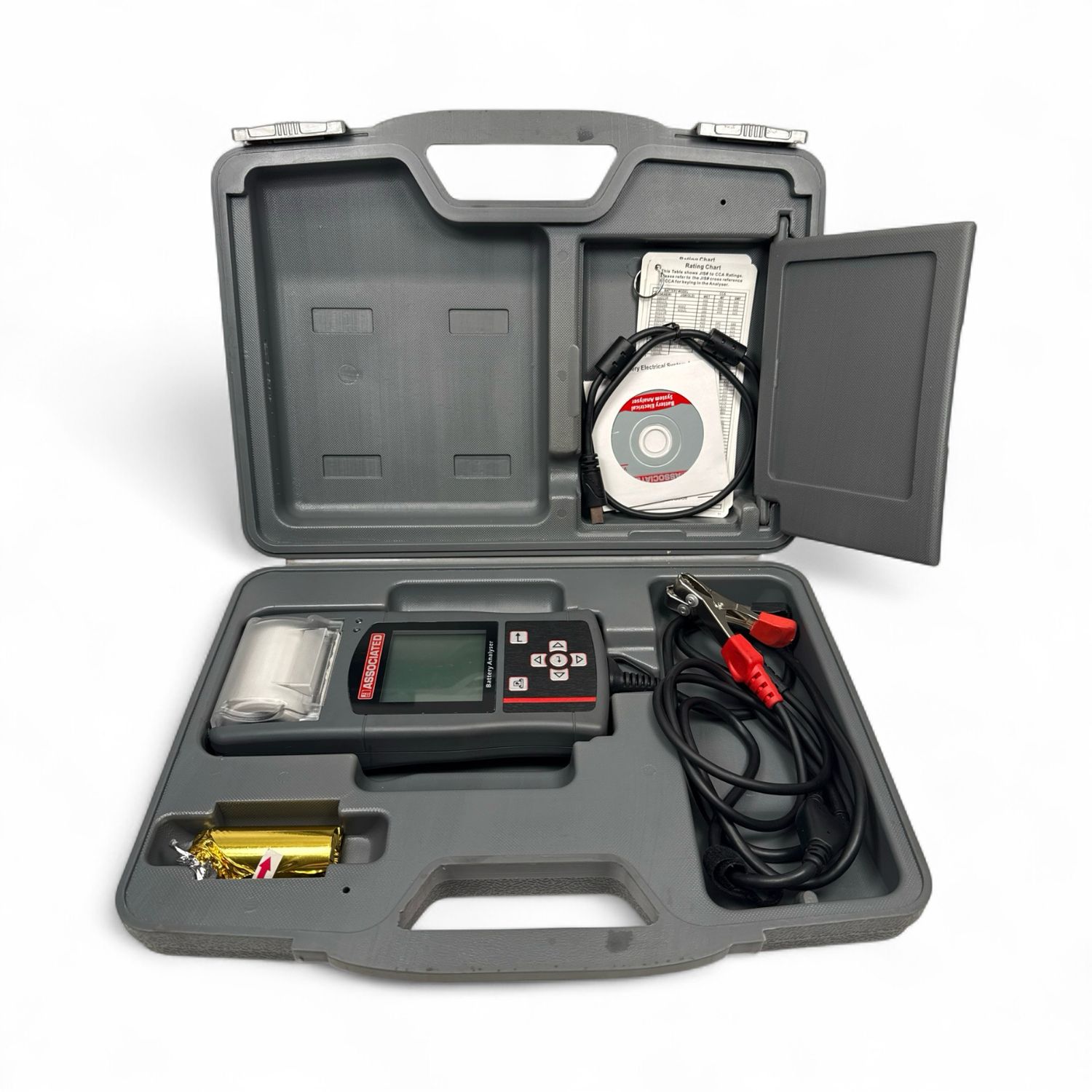Associated Handheld Battery Analyser With Thermal Printer And USB Port, 12-1015