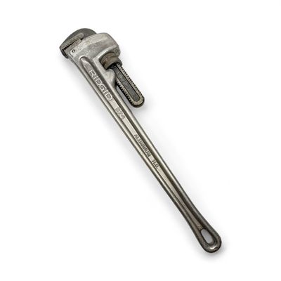 RIDGID Aluminum Straight Pipe Wrench, 24-inch, Model 824