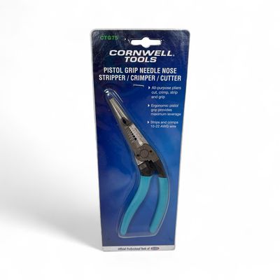 Cornwell Pistol Grip Needle Nose Stripper/Crimper/Cutter, CTG75