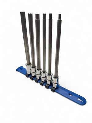 Matco Tools 3/8" Drive 6 Piece Metric Long Hex Bit Socket Driver Set, SBXYML6R
