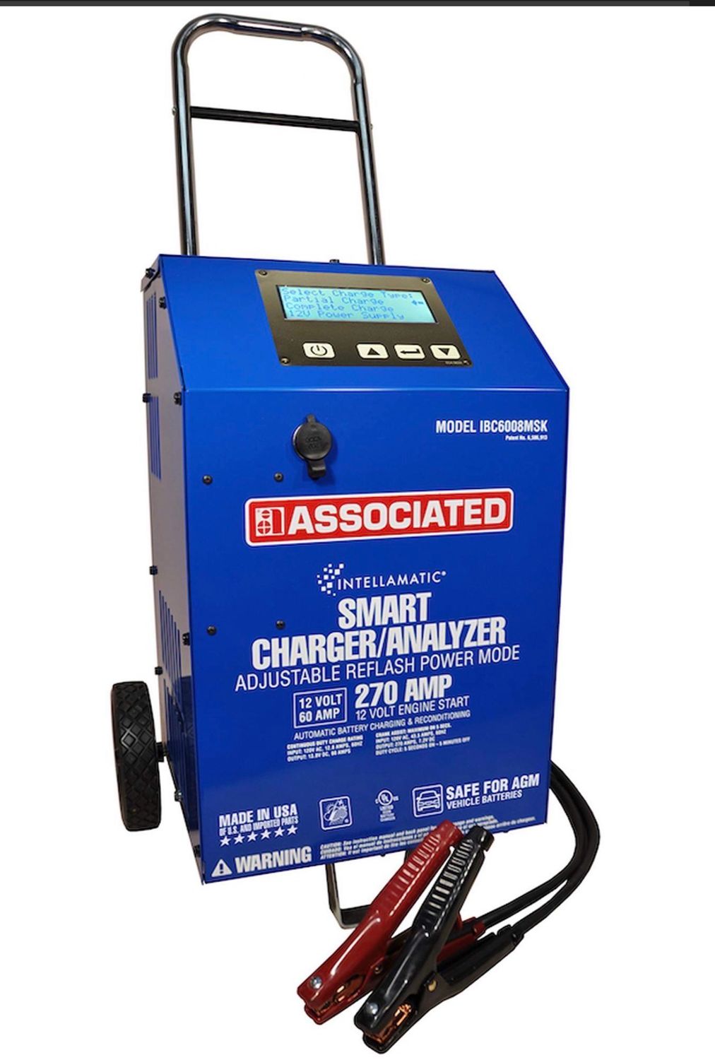 Associated Intellamatic 12V Battery Charger/Analyzer, IBC6008MSK