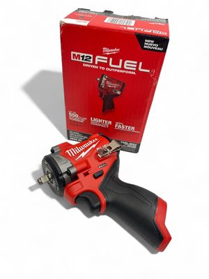 Milwaukee M12 FUEL™ Stubby 3/8" Impact Wrench, 2562-20
