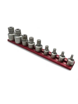 Vim 9pc Multi-Drive Triple Square Socket Set