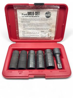 Mac Tools 6pc Double Duty Flip Socket Set, DBL6-SET Mac Tools 6pc Double Duty Flip Socket Set, DBL6-SET