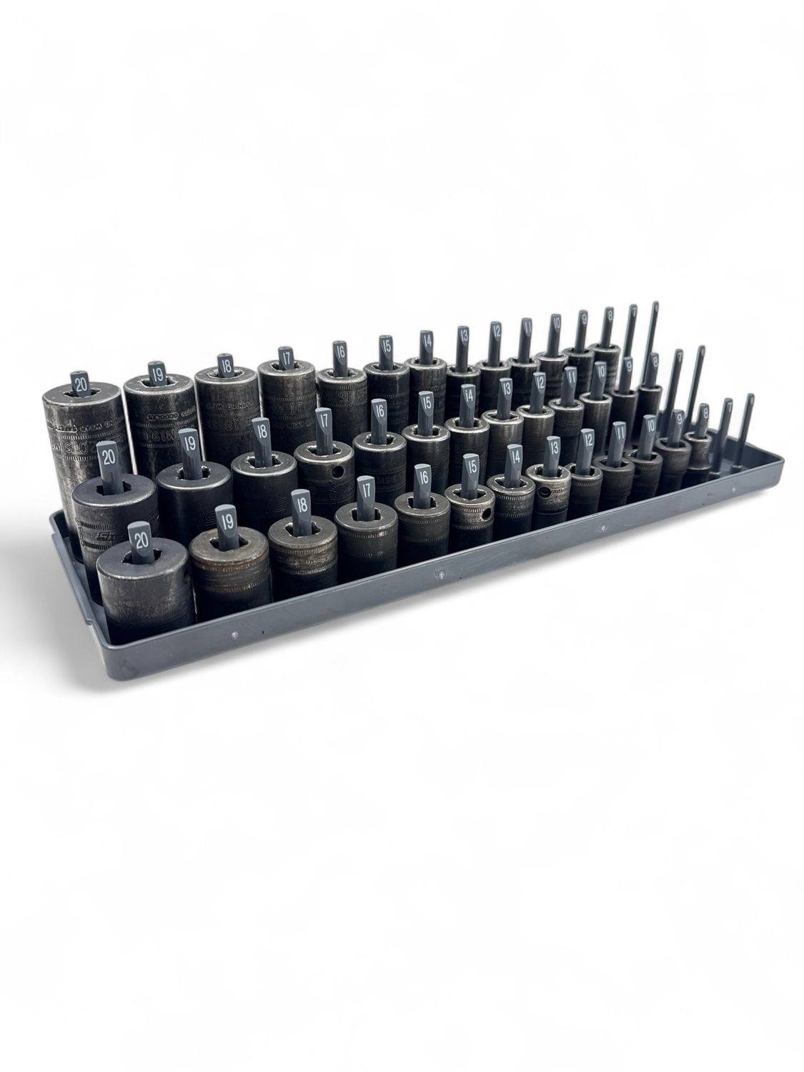 Snap On 39pc 3/8” Drive Shallow, Semi-Deep, & Deep 6pt Metric Flank Drive Impact Socket Set