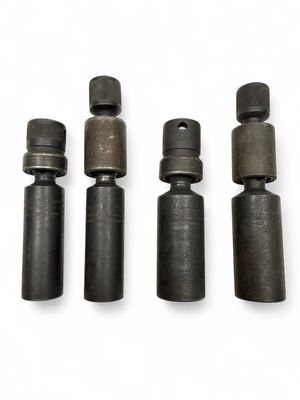 Snap On 4pc 3/8” Drive SAE 6pt Flank Drive Swivel Spark Plug Socket Set (5/8” & 13/16”)