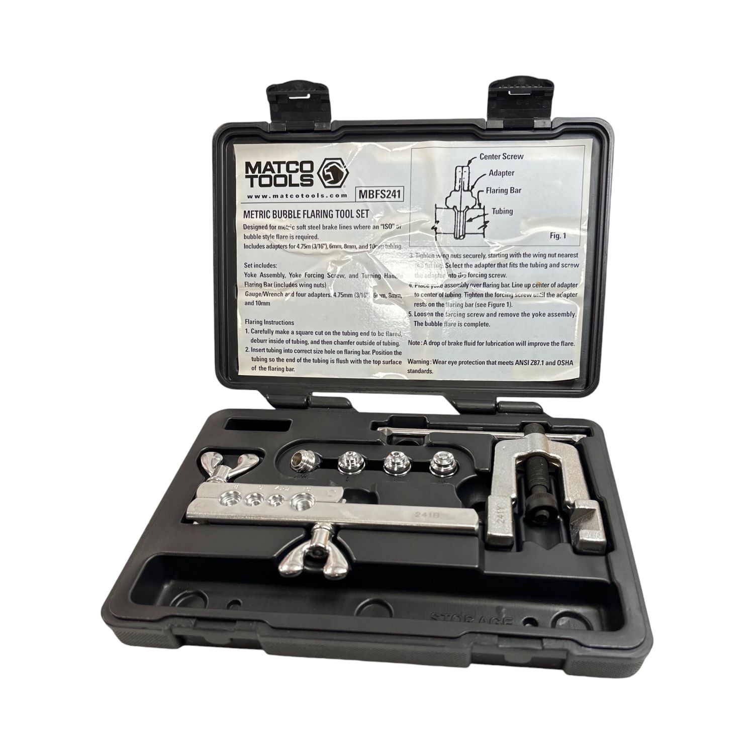 Matco Metric Bubble Flaring Tool Set, MBFS241