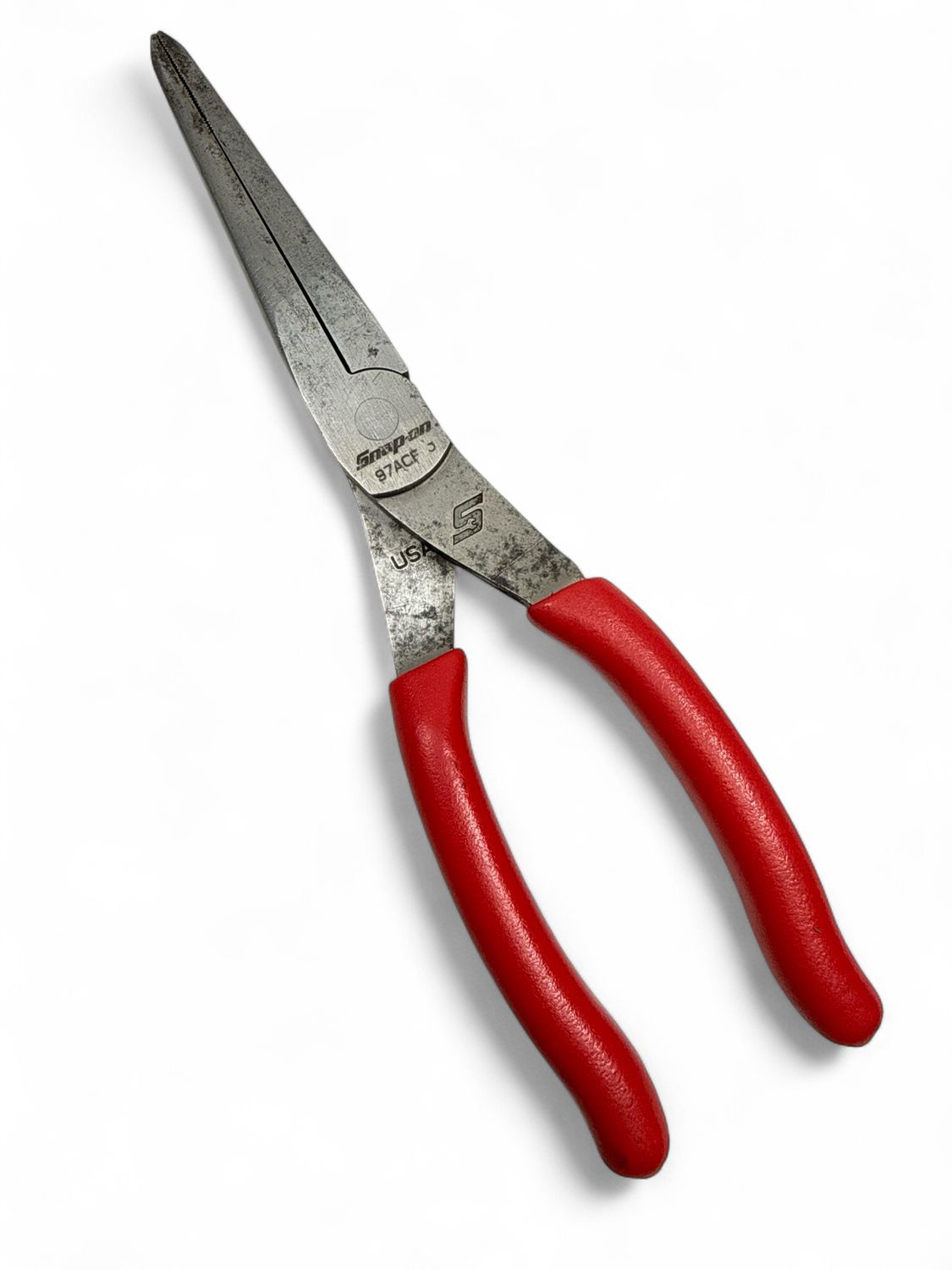 Snap On 9" Talon Grip Needle Nose Pliers (Red), 97ACF - Shop - Tool Swapper