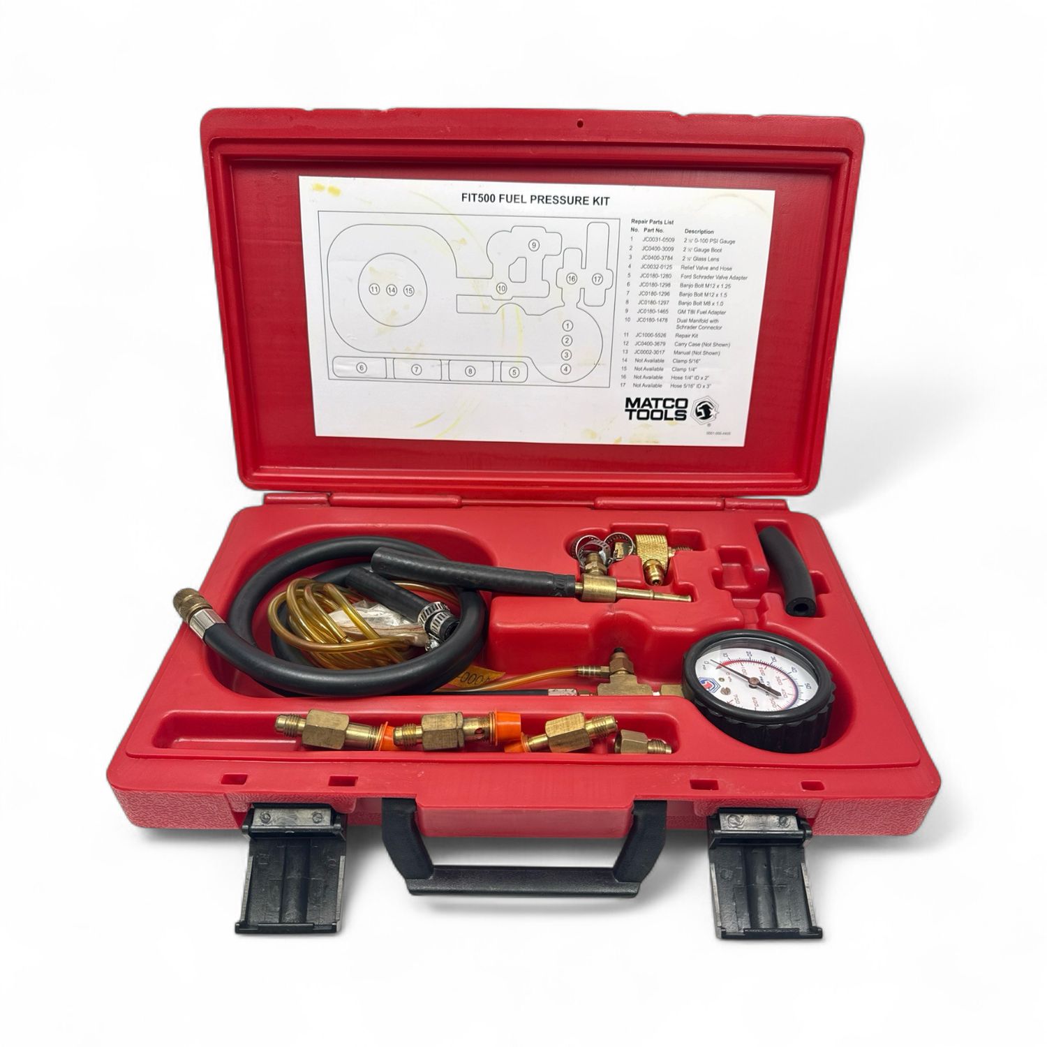 Matco Fuel Pressure Test Kit, FIT500