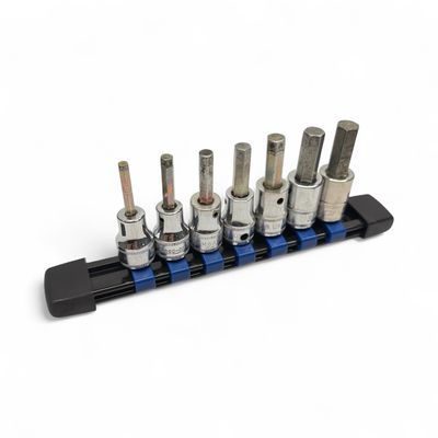 Snap On 6 Pc. 3/8" Drive Metric Hex Bit Socket Set (4-10 mm) 207EFAMY