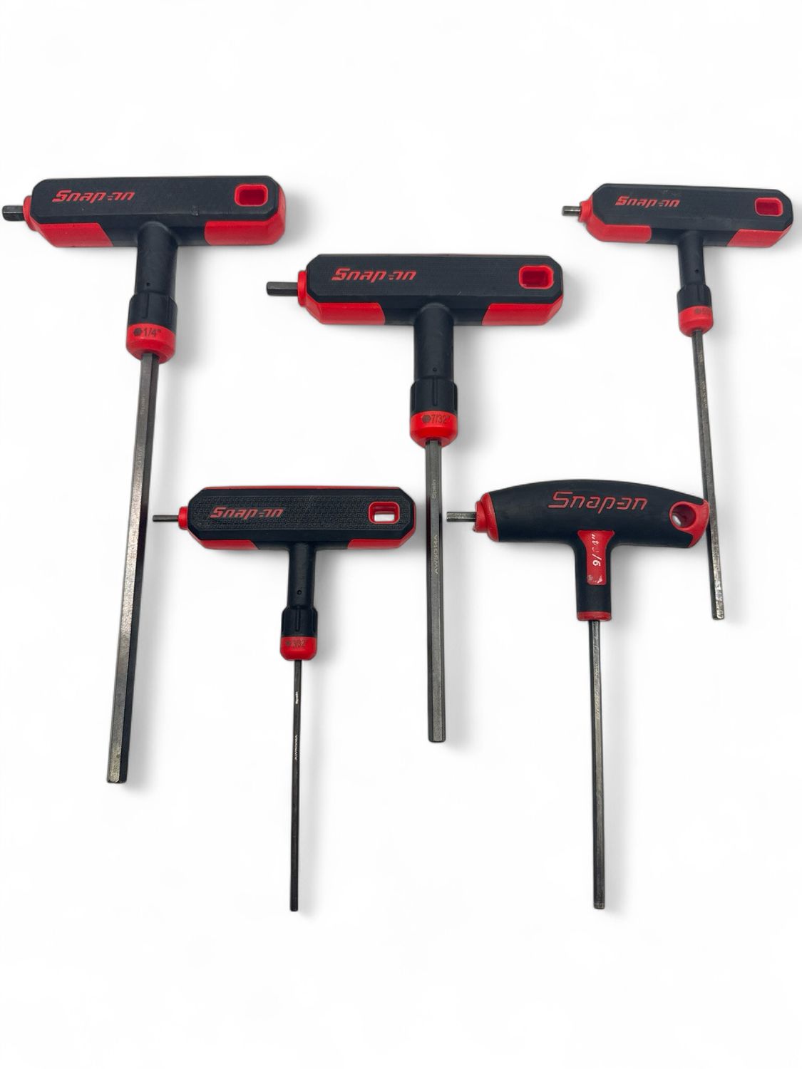 Snap On 8 Pc. SAE T-Shaped/ L-Shaped Combination Hex Wrench Set (3