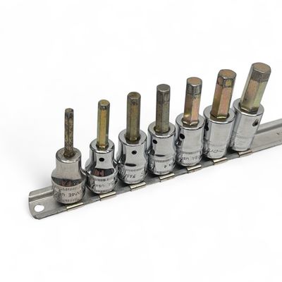 Snap On 6 Pc. 3/8" Drive Metric Hex Bit Socket Set (4-10 mm) 207EFAMY