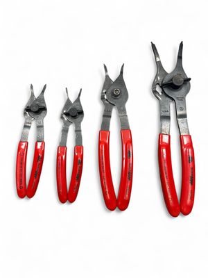 Mac Tools 4pc Quarter-Turn Convertible Straight Snap Ring Pliers Set, PK4Q Mac Tools 4pc Quarter-Turn Convertible Straight Snap Ring Pliers Set, PK4Q