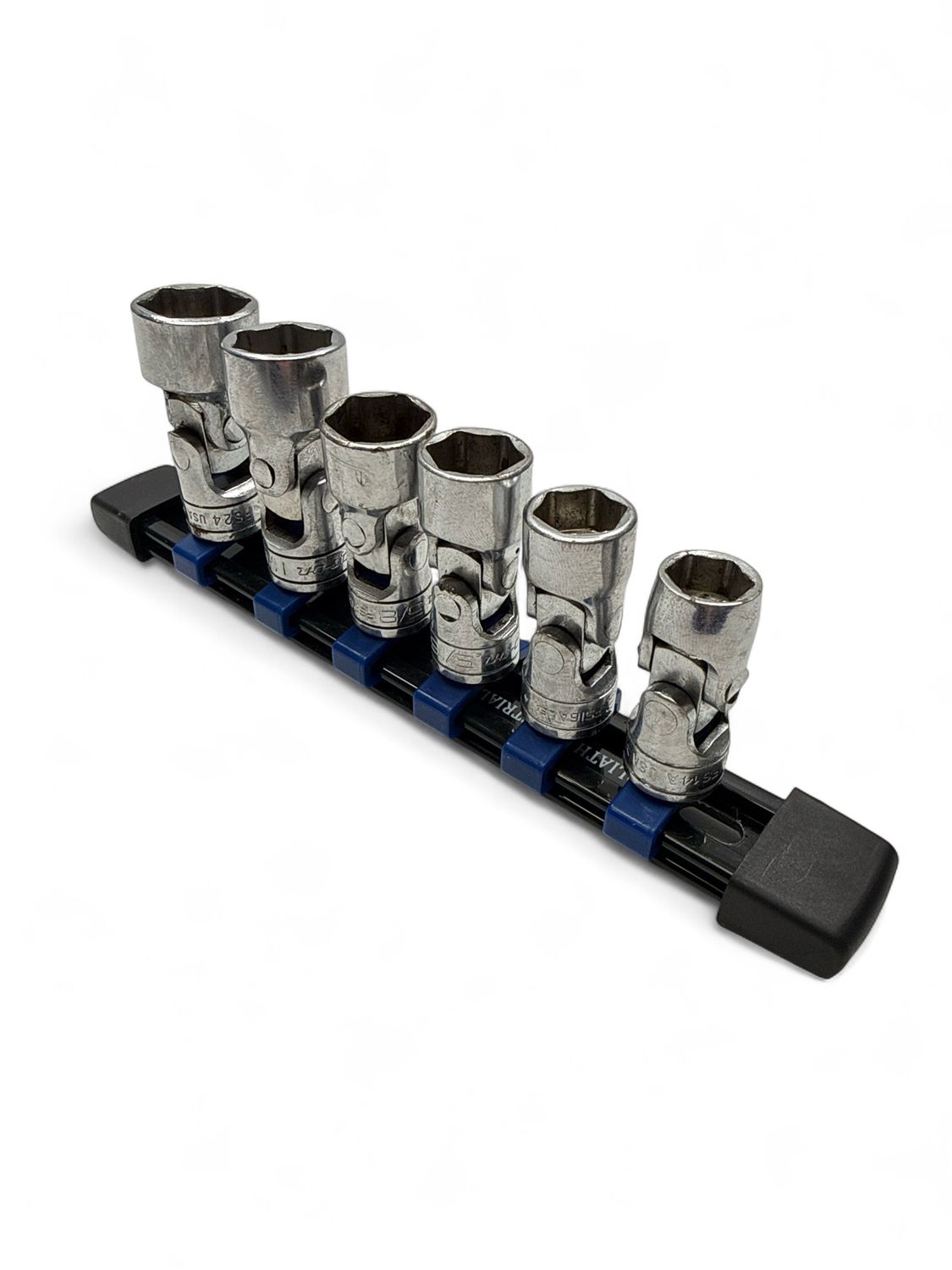 Snap On 6pc 3/8" Drive 6-Point SAE Flank Drive Shallow Universal Socket Set (7/16-3/4") 206AFSA