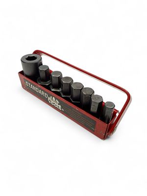 Mac Tools 8pc 1/2” Drive Standard Hex Socket Set, Vt8 Mac Tools 8pc 1/2” Drive Standard Hex Socket Set, Vt8