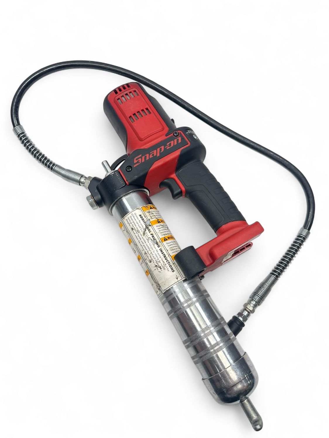 Snap On 18 V MonsterLithium Cordless Grease Gun (One Battery) (Red