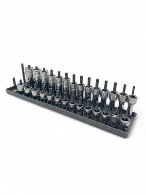 Snap On 28pc 3/8” Drive 12pt Shallow & Deep Metric Socket Set, 212FMY 212SFMY
