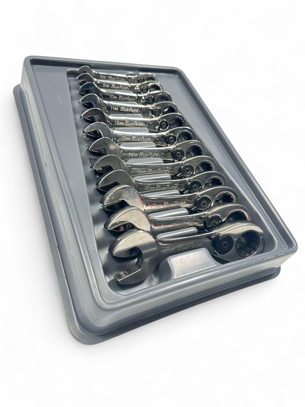 Blue Point 12 pc Metric 15° Offset Short Ratcheting Combination