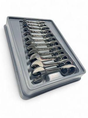 Blue Point 12 pc Metric 15° Offset Short Ratcheting Combination