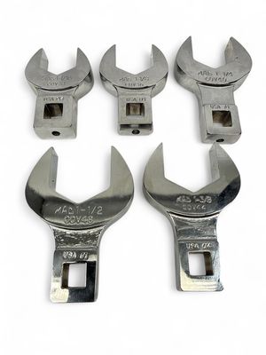 Mac Tools 5pc Large 1/2” Drive SAE Open End Crowfoot Wrench Set, SCOV5KS