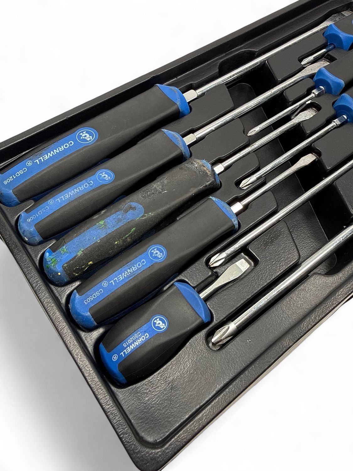 Cornwell 10pc Screwdriver Set; Blue, CSD810S