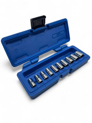 Cornwell Tools 10 Piece 1/4" Drive bluePOWER® SAE 6 Point Socket Set, CBP1