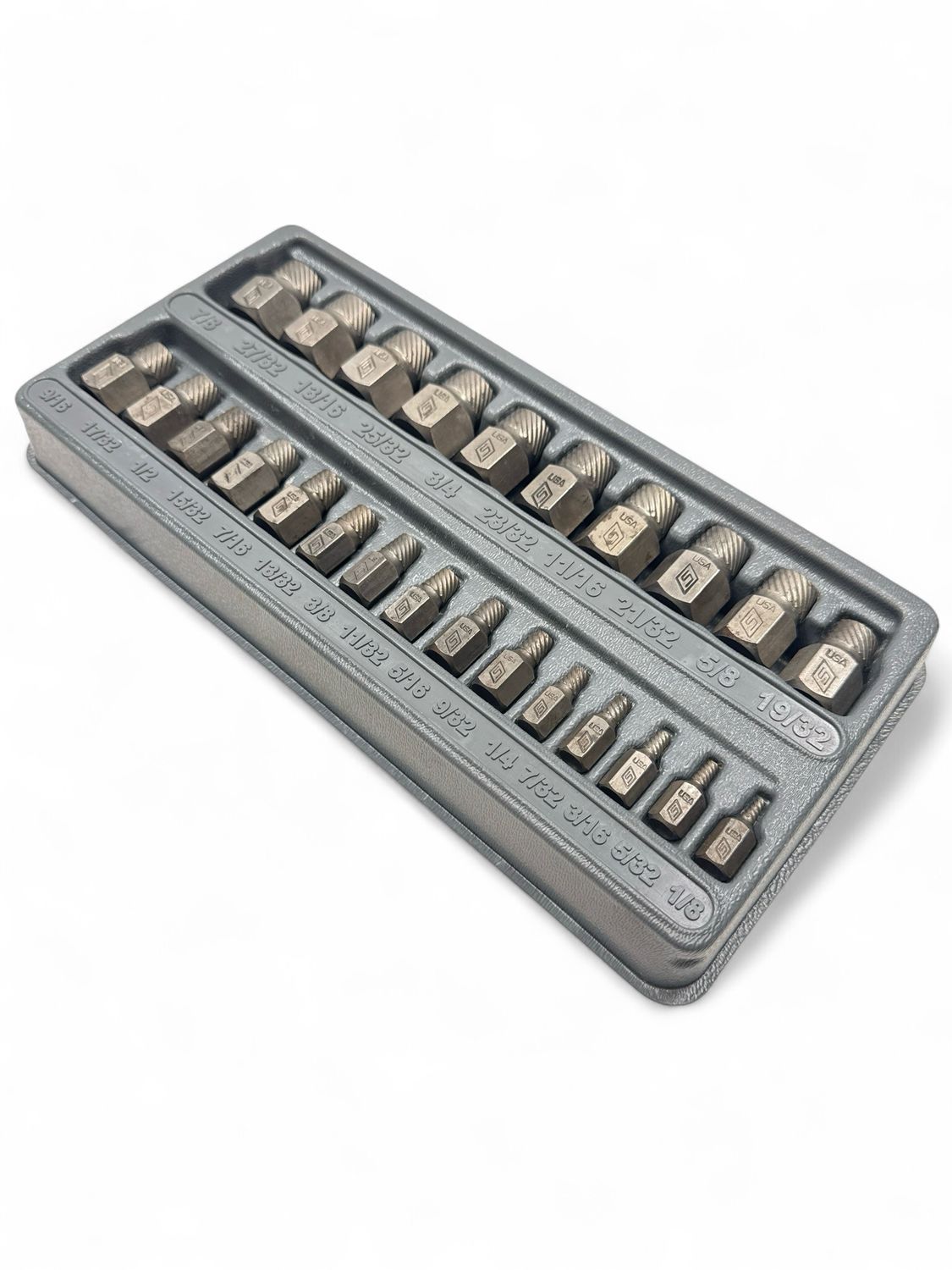 Snap On 25 pc Multispline Screw Extractor Set, REX25C