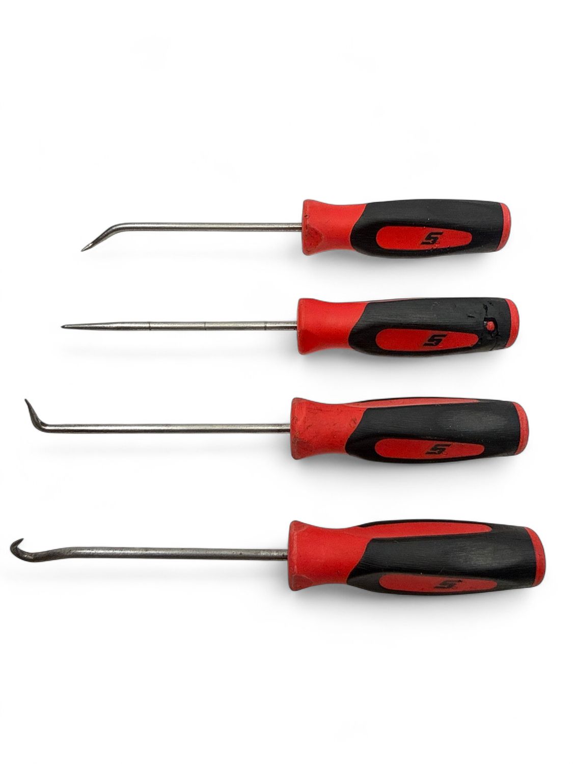 Snap On 4 Pc. Instinct Soft Grip Miniature Pick Set, SGASA204CR