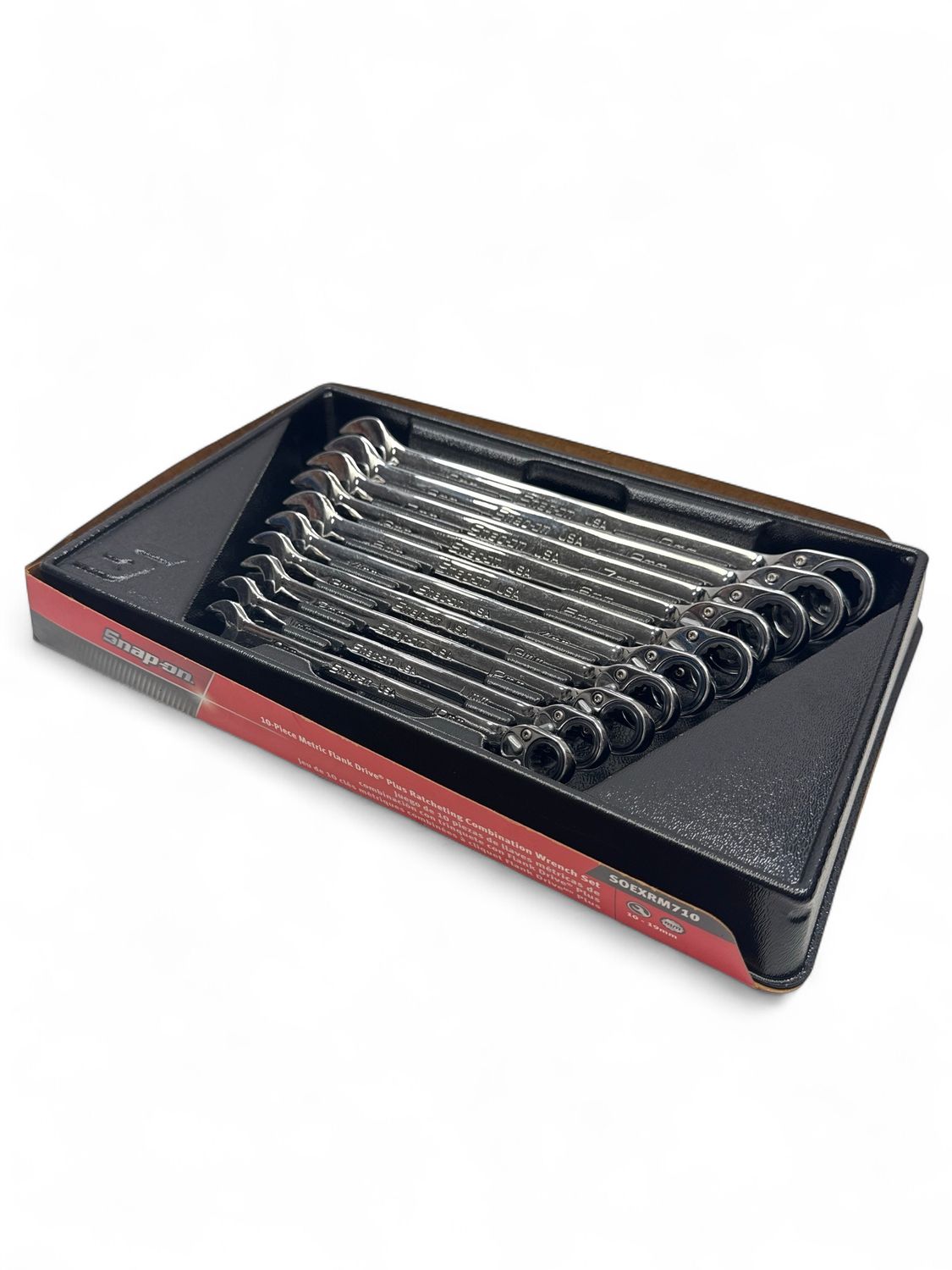 Snap On 10 pc Metric Flank Drive® Plus Reversible Ratcheting ...