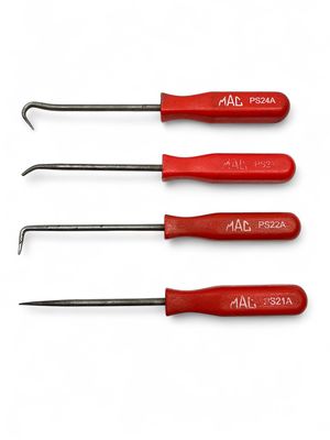 MAC Tools 4pc Comfort-Grip Mini Pick Set, PS4SA