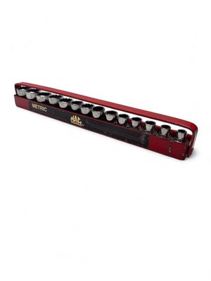 Mac Tools 14pc 3/8” Drive Metric 12pt Socket Set (6-19MM)
