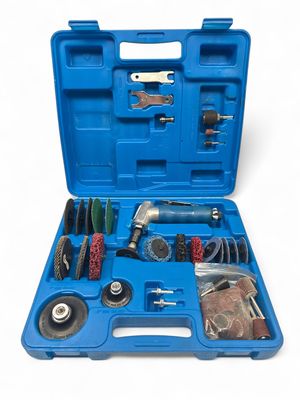 Cornwell 45pc 1/4” Angle Head Gearless Die Grinder Kit, CAT555K