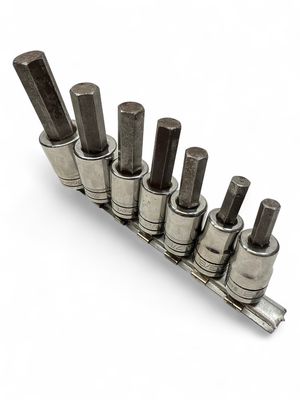 Snap On 7 Pc. 1/2" Drive SAE Hex Bit Standard Socket Driver Set (5/16-3/4") 307ESAY