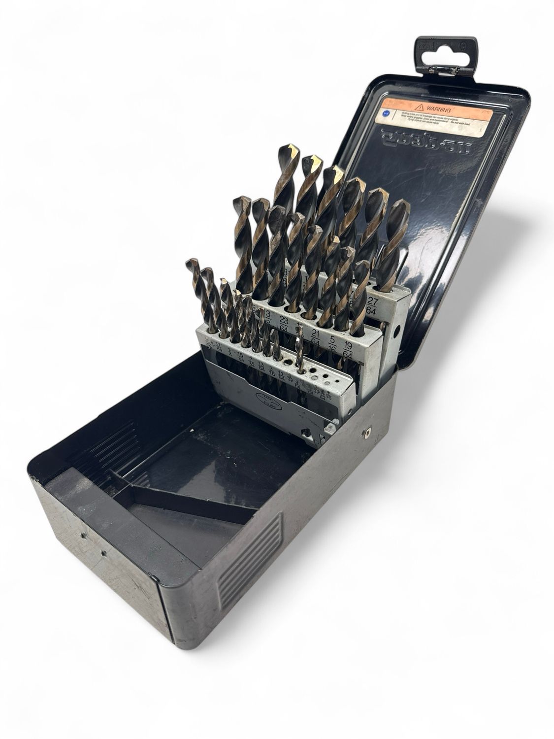 Snap On 23pc Jobber Length ThunderBit® High Speed 135° Split Point Drill Bit Set (1/16-1/2"), DBTB129