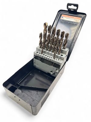 Snap On 18pc Cobalt ThunderBit® 135° Split Point Drill Bit Set (1/16–1/2"), DBTBC129