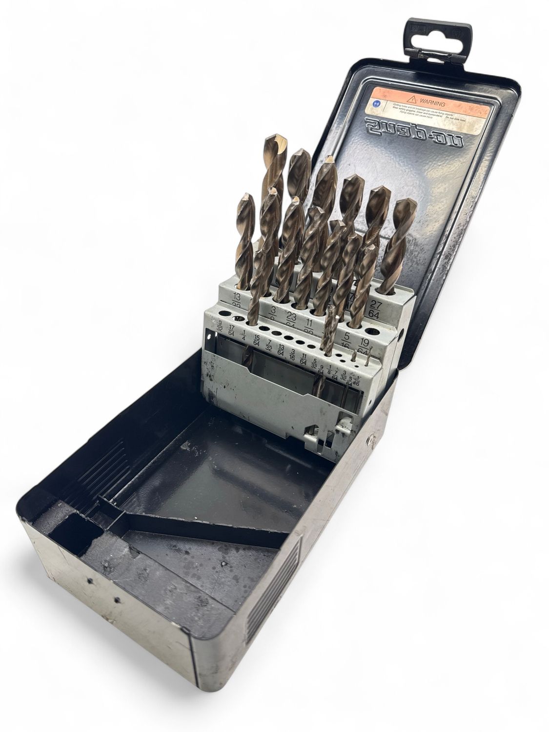 Snap On 18pc Cobalt ThunderBit® 135° Split Point Drill Bit Set (1/16–1/2"), DBTBC129