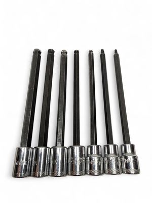 Mac Tools 7 PC 3/8 Mac Tools 7 PC 3/8" Drive Metric Long Ball-End Hex Driver Set, SXMALB8PT
